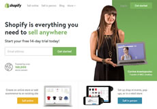 Shopify，一枚簡(jiǎn)潔清新的國(guó)外電子商務(wù)平臺(tái)網(wǎng)站
